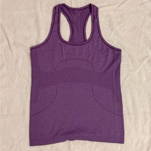 Lululemon Swiftly Purple Racerback Tank Top SZ 8